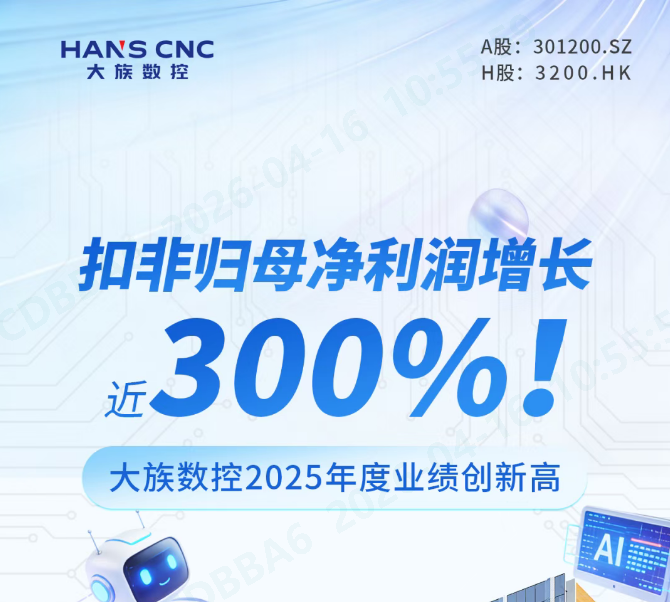 扣非归母净利润增长近300%！星空tiyu数控2025年度业绩创新高